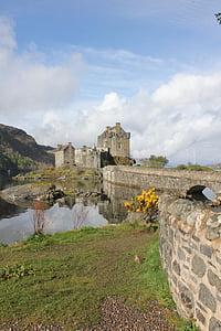 slott, Skottland, Hej, turism, historiska, landmärke, skotska