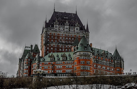 Québec, Château, Frontenac, bâtiment, Canada, Québec, Vieux-Québec