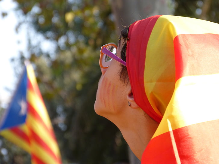 Catalunya, meisje, toekomstige, hoop