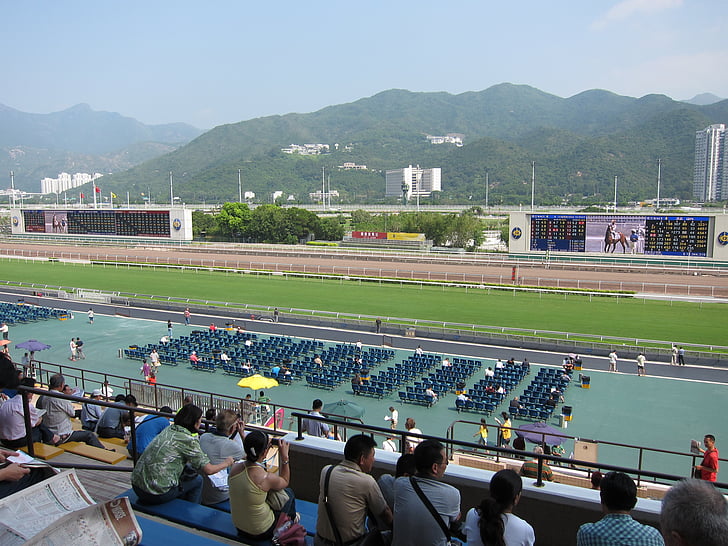 Гонконг, гонки лошади, скачки трек, квартира гонки, лошадиные скачки, Событие конного, животное Спорт