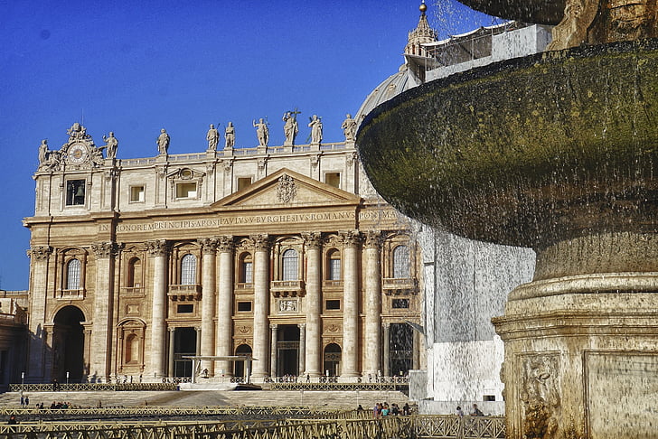 Saint peters basílica, Rim, Italija, odmor