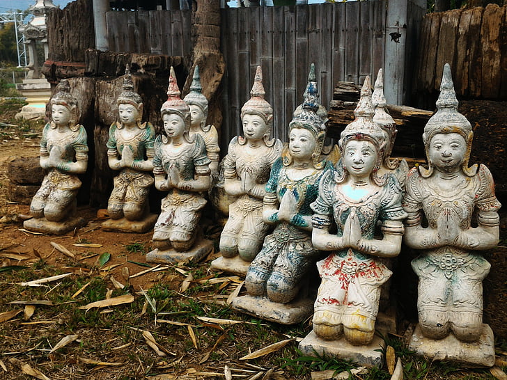 boneka, patung, Malaikat, Malaikat, agama, Thailand, keberuntungan