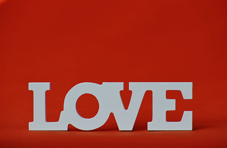 ден на Свети Валентин, Любов, романтика, шрифт, надпис, обич, чувства