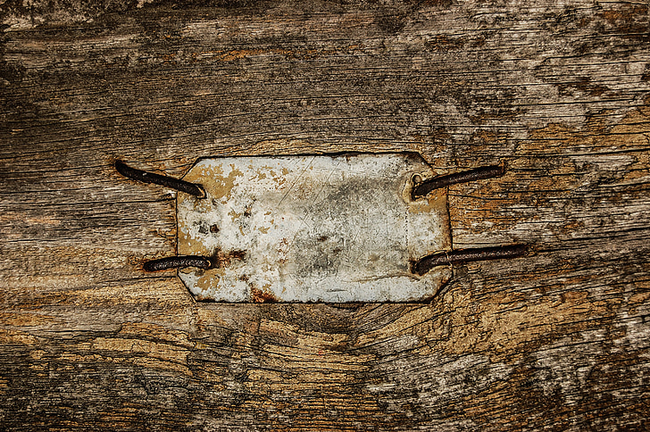 rez, staré, hřebíky, dřevo, textura, na pozadí, dřevo - materiál