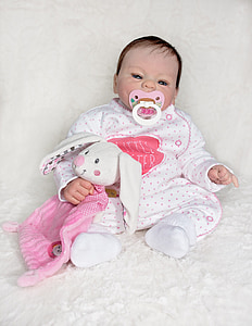 Bez Bebek, oyuncak bebek, Sanatçı bebek, Bebek, doldurulmuş hayvan, oyuncak ayı, emzik