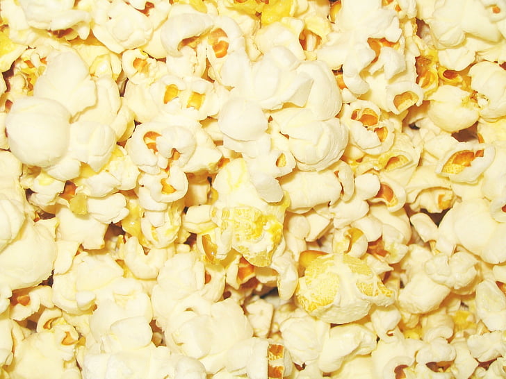 popcorn, toidu, filmi, kino, söömine, teater, soolane