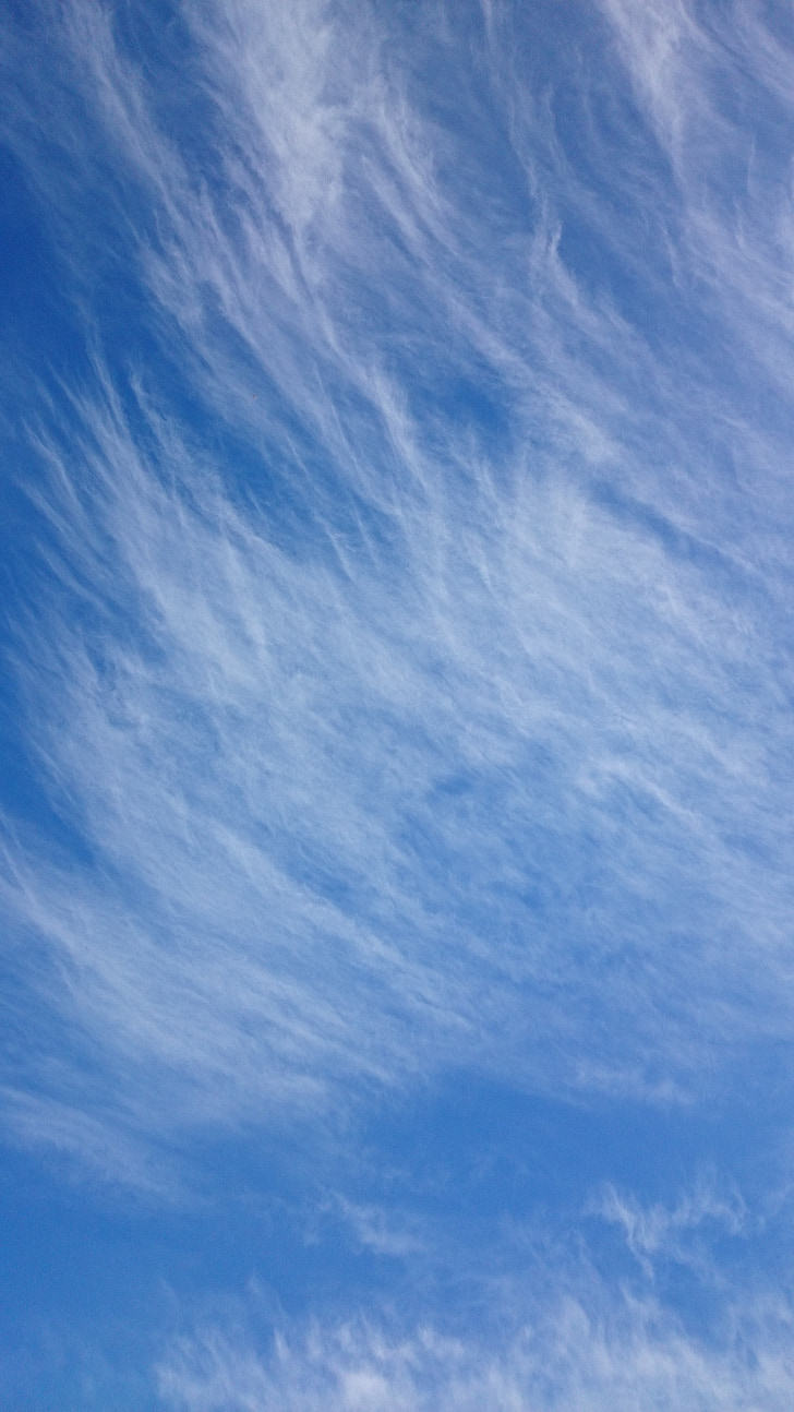 màu xanh, bầu trời, đám mây