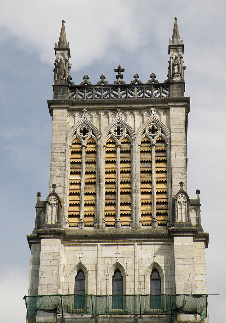 Saint jean baptiste, Katedrála, Belley, Francie, věž, kostel, náboženské