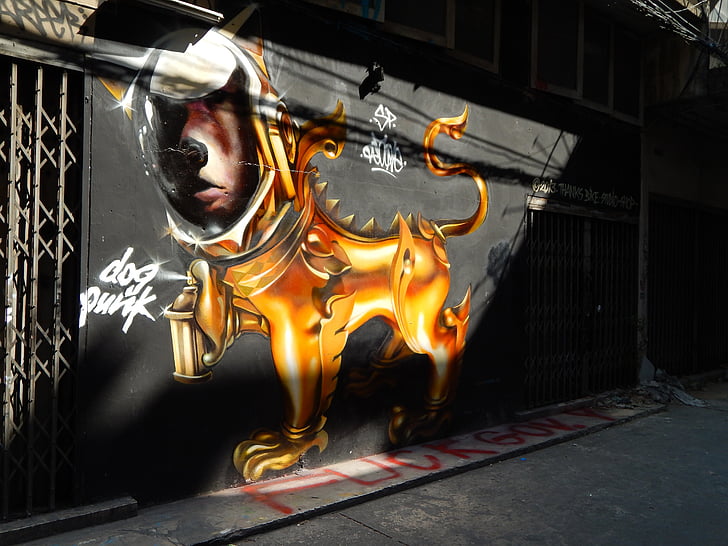 graffiti, Bangkok, Tailàndia