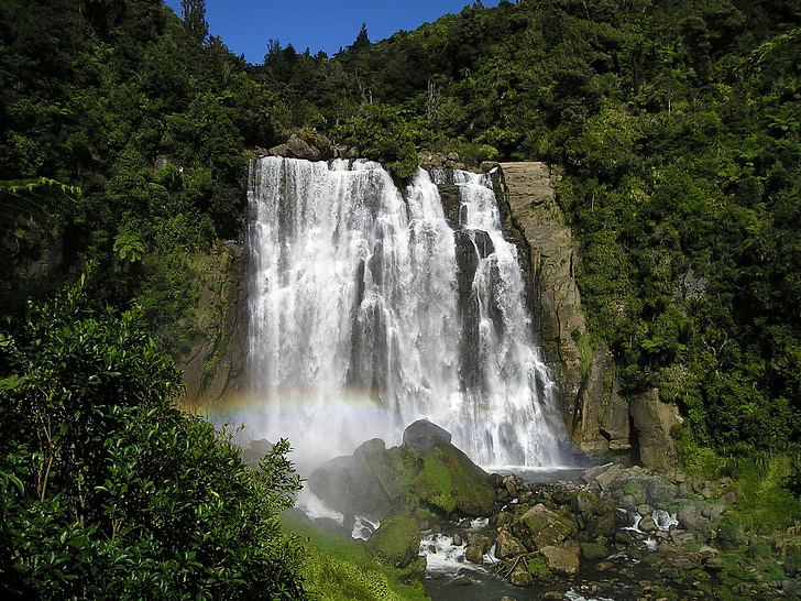 Nový Zéland, vodopád, Príroda