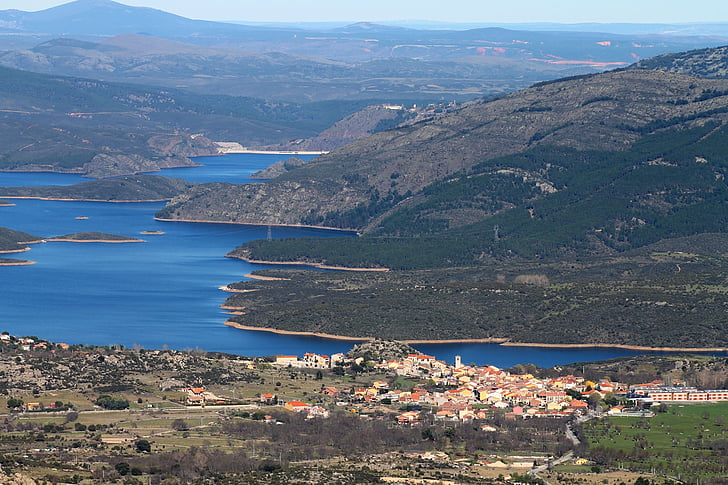 pohled z vrcholu, lidé, Marsh