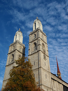 Nhà thờ, Zurich, thành phố, Thuỵ Sỹ, đi du lịch, Thụy sĩ, kiến trúc