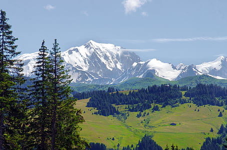 Frankrijk, Alpen, het massief van de mont-blanc, berg, Alpen Frankrijk, wandelen, landschap