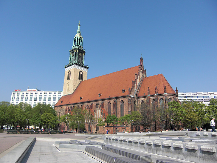 St mary's church, Berlin, Martin luther, Kościół