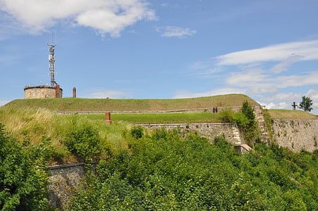 trdnjava, utrdbe, obrambni, vojaški, Klodzko, arhitektura, stolp