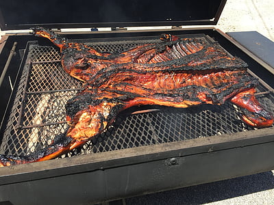 pig, bbq, pork, grill, barbecue, delicious, bbq ribs