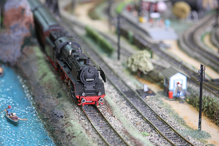 Dunia Mini, lokomotif, Hobi, miniatur, Koleksi, kereta api, mainan