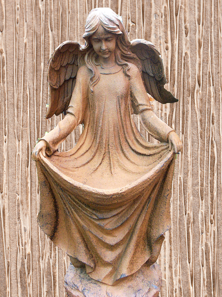 anjo, estátua, Figura, escultura, arte-final, Figura de anjo