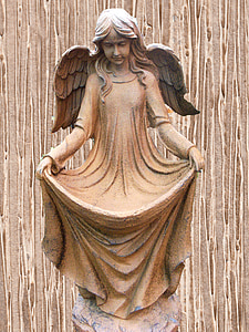 Angel, statue, figur, skulptur, illustrationer, Angel figur
