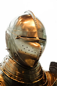 casco, armatura, Cavaliere, storia, in acciaio, protezione, vecchio