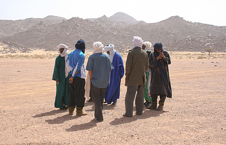 Alžīrija, Sahara, Tuareg, tuksnesis, sapulces