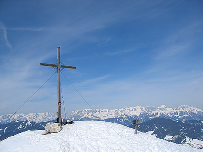 İrmik kar köşe, Wagrain, Kış, snowboard, dağ, Alp, manzara