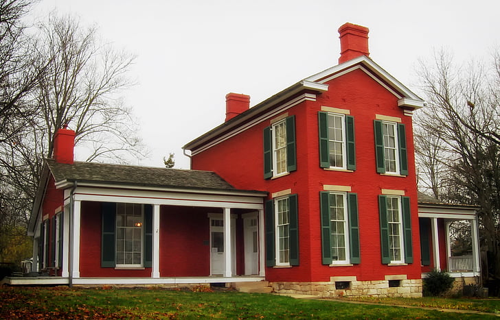 Blair purring hus, hjem, landemerke, historiske, historiske, Bloomington, Indiana