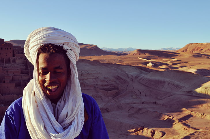 gurun, Nomad, Marrakech, Maroko, pasir, perjalanan, nomaden