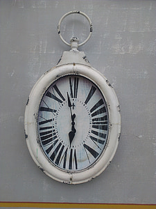 horloges, temps, Vintage, vieux, dispositifs de, noir, blanc