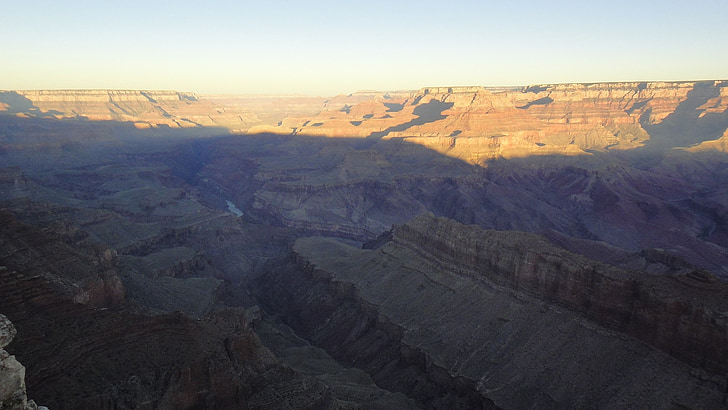 Grand canyon, Arizona, Spojené státy americké, východ slunce, scenérie, Dawn