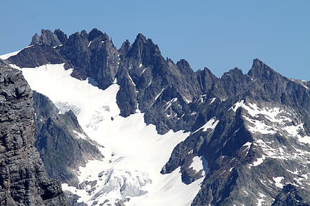 Bernese oberland, Alpy, hory, alpské, Brienz, Švýcarsko, krajina