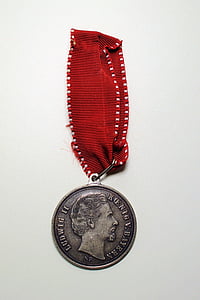 Medal, tellimuse, auhinna, märk, kuningas, kuningas ludwig, Baieri kuningas