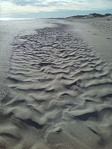 piesok, Beach, Dawn, tvorbe piesku, pieskové duny, foriem vietor, Soledad