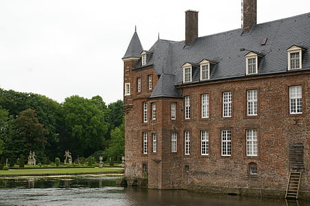 anholt, castle, isselburg, germany, arhcitecture, historic, building