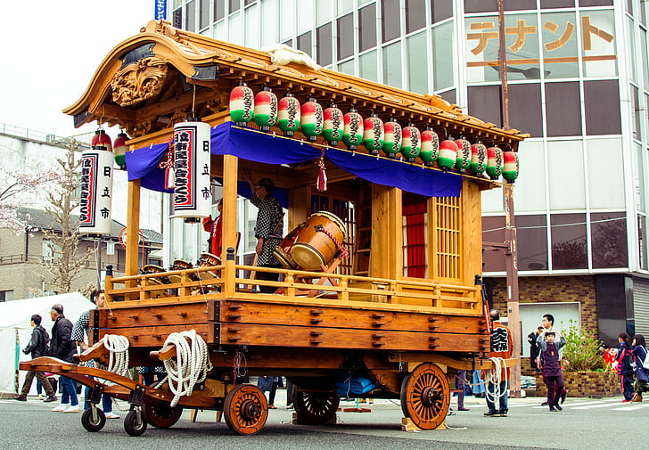 Japani, Festival, muotokuva, kulttuuri, perinteinen