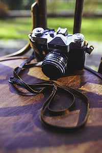 vieux, Vintage, appareil photo, Zenit, appareil photo - photographie-Equipement, lentille - instrument optique, matériel