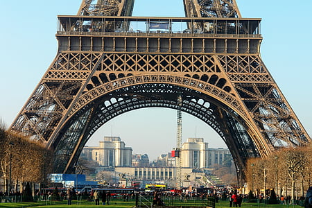 France, le tour eiffel, Paris, lieux d’intérêt, attraction, point de repère, structure en acier