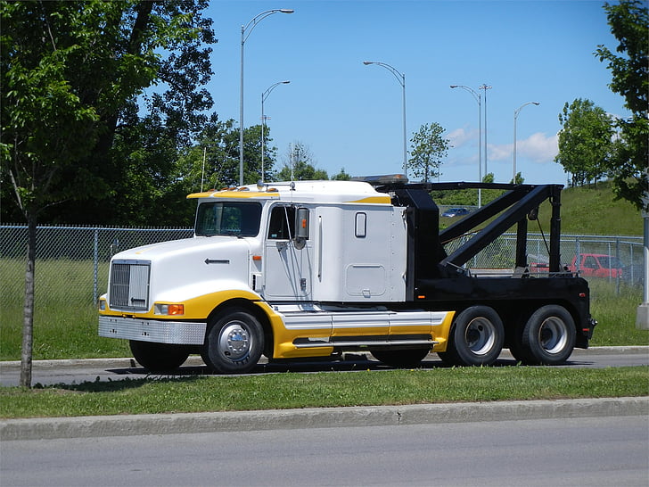 camion, véhicule, transport, transport, blanc, transport routier, Cargo
