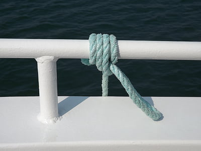 ノード, ロープ, 結び目, ロープ, 収納, 海, 固定