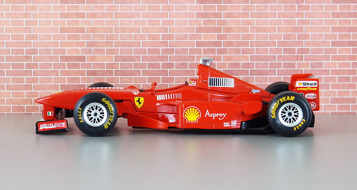 フェラーリ, f300, フォーミュラ 1, ミハエル ・ シューマッハ, 自動, おもちゃ, 車プラモデル