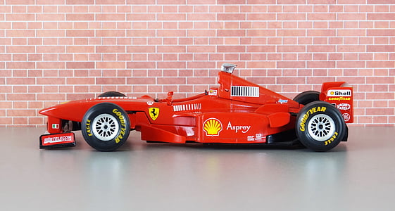 Ferrari, F300, Formuła 1, Michael schumacher, Automatycznie, zabawki, Model samochodu