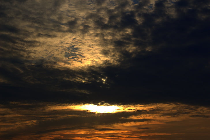 Схід сонця, НД, morgenrot, настрій, небо, небо, хмари