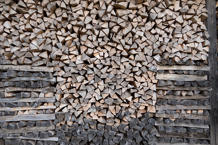 legno, pila, legna da ardere, Holzstapel, impilati, mucchio di legno, Registro