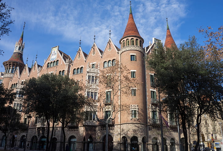 Barselona, Ispanija, Architektūra, Europoje, kelionės, turizmo, pastatas