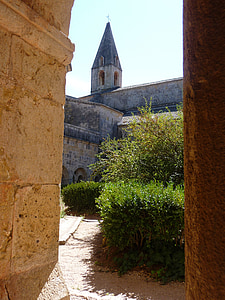 monastery, religion, architecture, monk, building, cloister, south of france