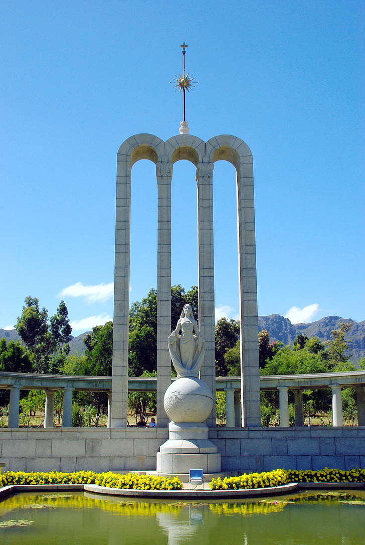 Sør-Afrika, cap, franshoeck, monument, protestantiske, markeringen