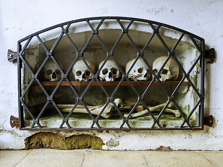 bones, church, skull