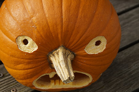 halloween, pumpkin, pumpkin ghost, autumn, face, orange, fash