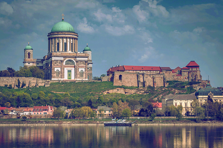 Esztergom, Esztergom basilica, Donau, basilikan i esztergom, Esztergom katedral, Domkyrkan, Štúrovo
