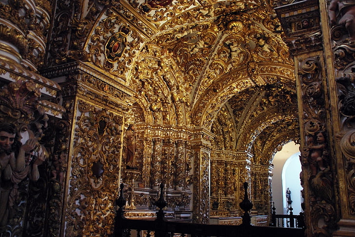 brazilwood, Bahia, São Franciscon kirkko, luostari, luostari, Azulejos